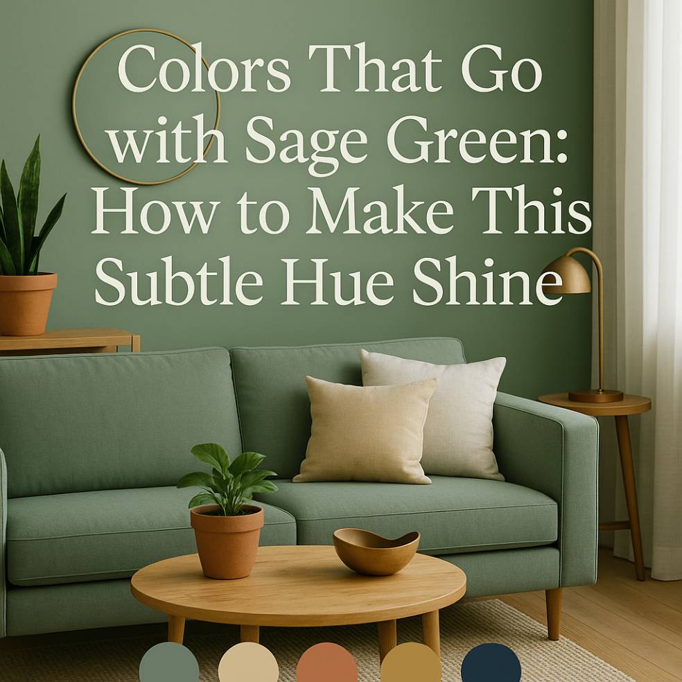 colors that go with sage green