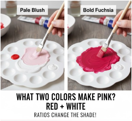 Can Red and Yellow Make Pink?