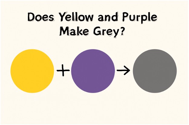 Does Yellow and Purple Make Grey?