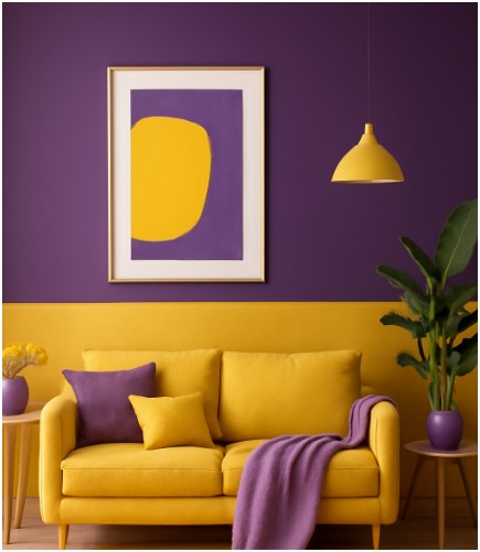 How to Create Fun Designs with Purple and Yellow