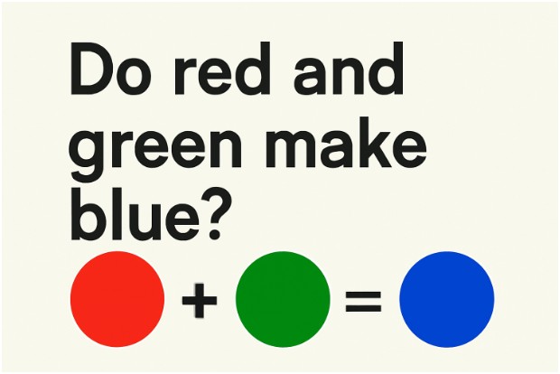 Do Red and Green Make Blue?