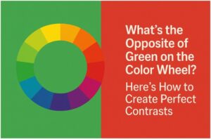 What’s the Opposite of Green on the Color Wheel? Here’s How to Create Perfect Contrasts