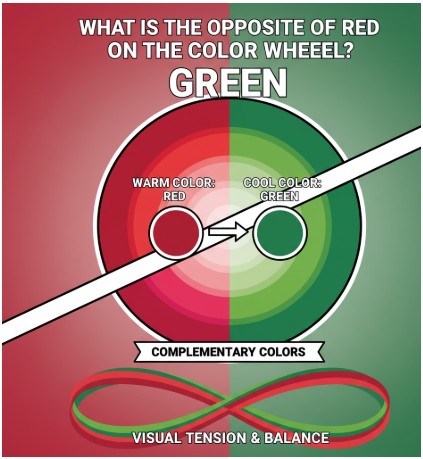 What Is the Opposite of Red on the Color Wheel?