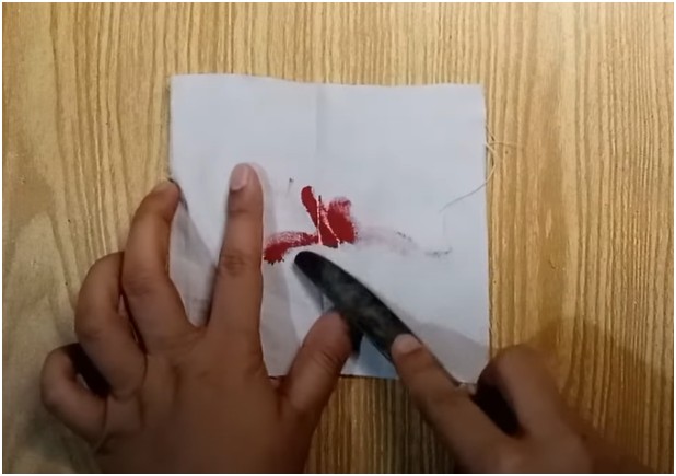 Scrape Off Excess Paint