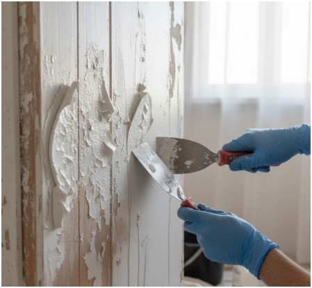 Scrape or Scrub the Paint