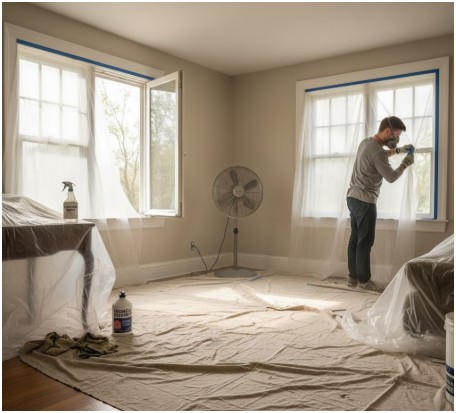 Prep the Area- How to Remove Paint from Wood