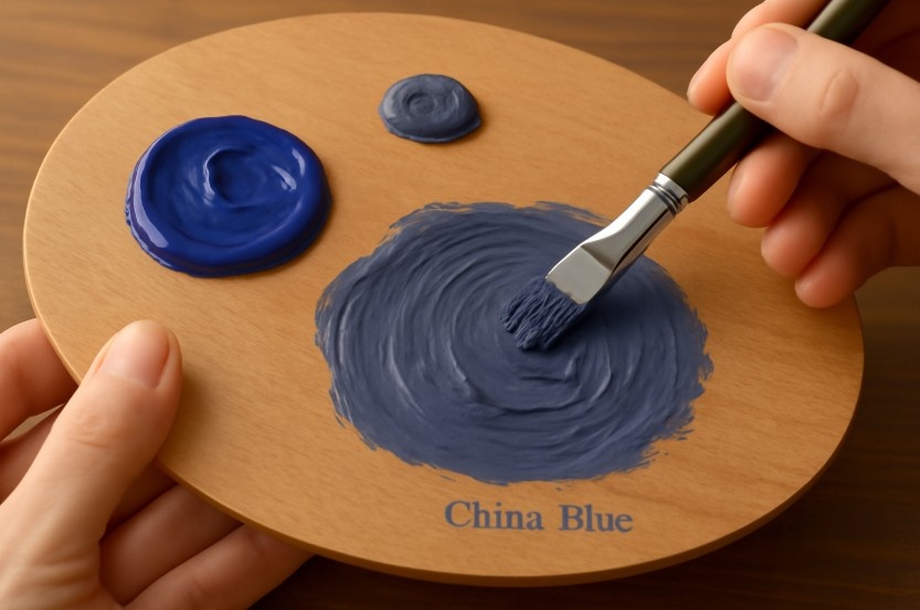 How About a More Subtle Shade Like China Blue