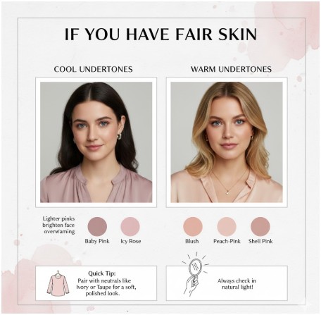 If You Have Fair Skin- Is pink a warm color?