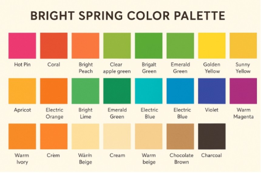 Bright Spring Color Palette A Guide to Shine