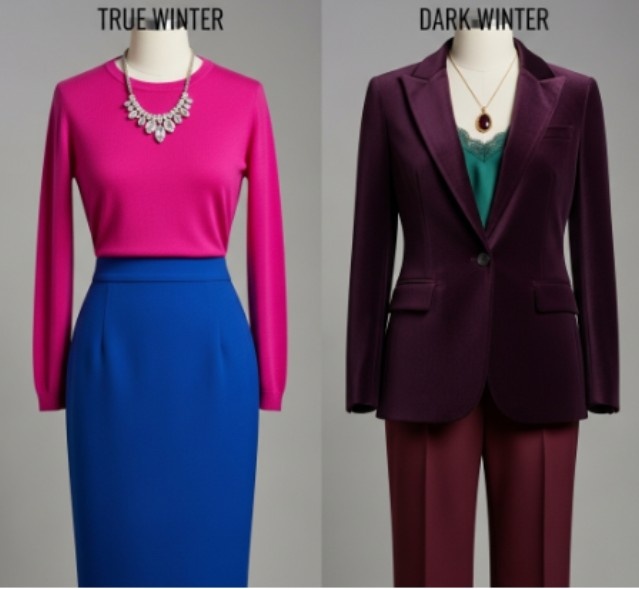 How Do Dark Winter and True Winter Differ