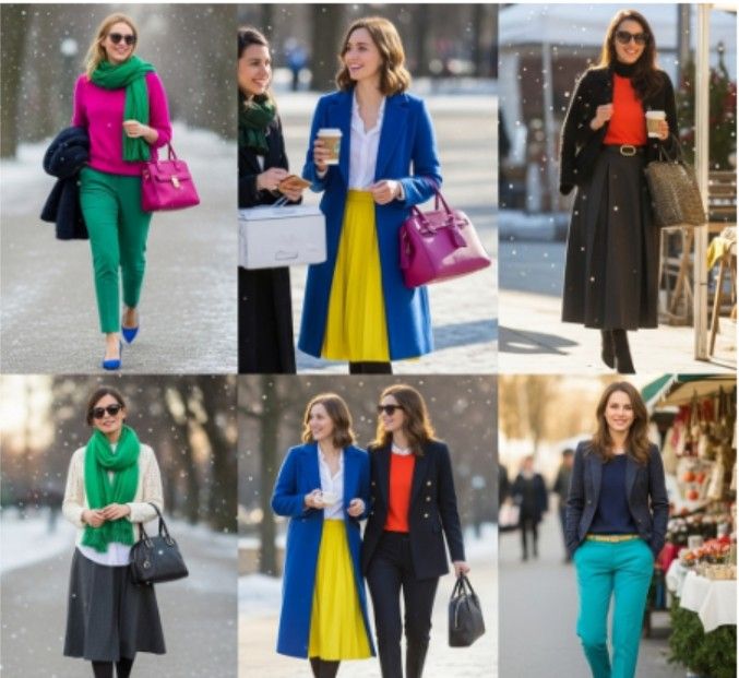 How Do You Create Everyday Outfits with Bright Winter Colors