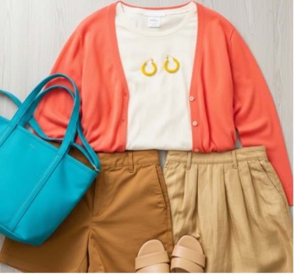 Weekend Casual Bright and Effortless
