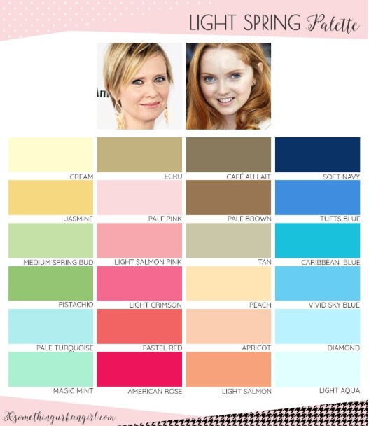 What Defines the Light Spring Color Palette