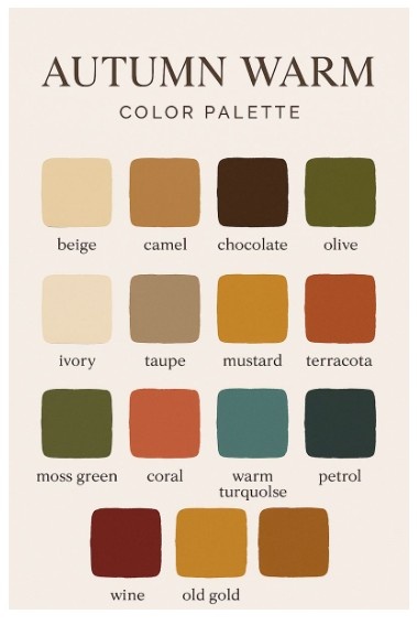 Which Colors Work Best in the True Autumn Palette