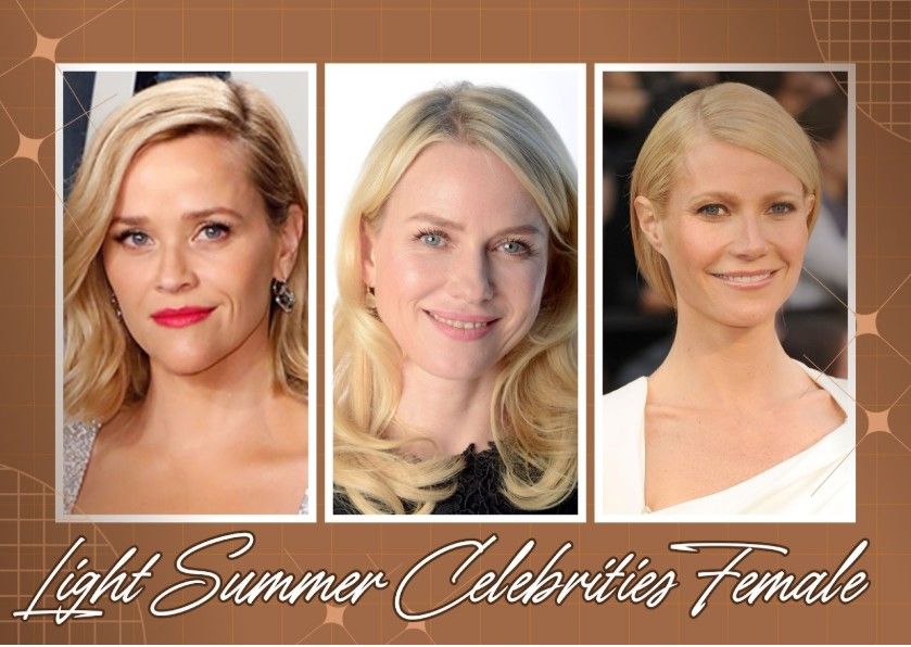 Which Light Summer Celebrities Stand Out Most